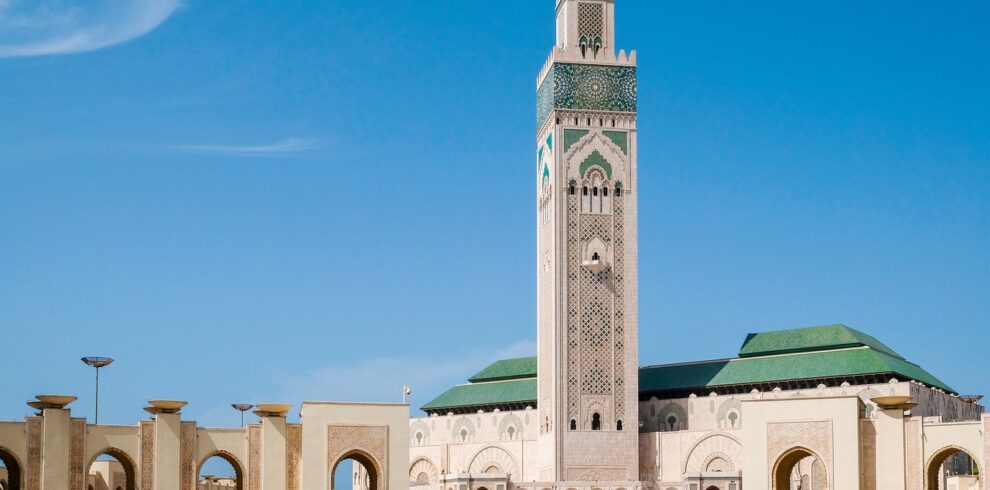 mosque, casablanca, morocco